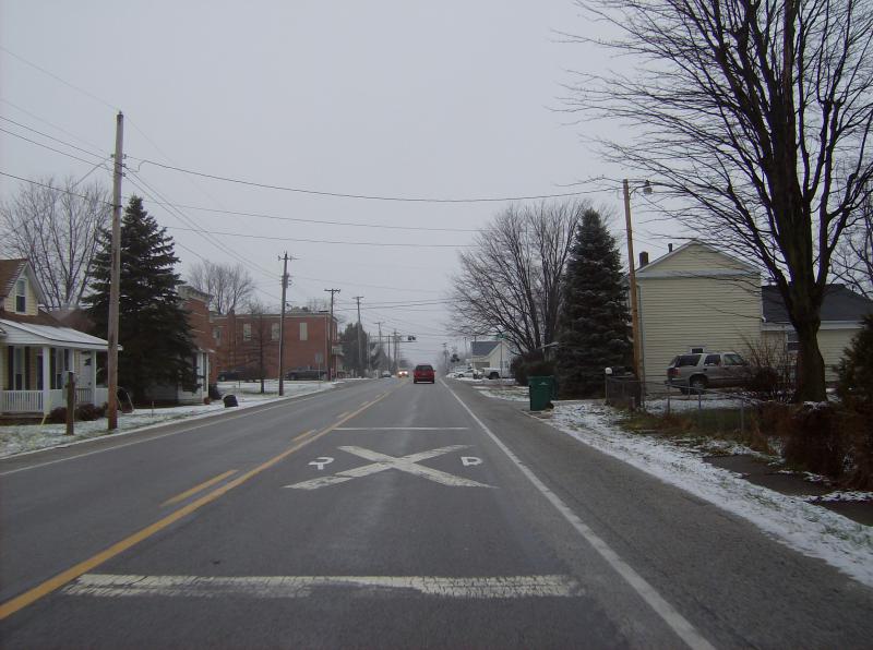  Level crossing in Oakford, Indiana