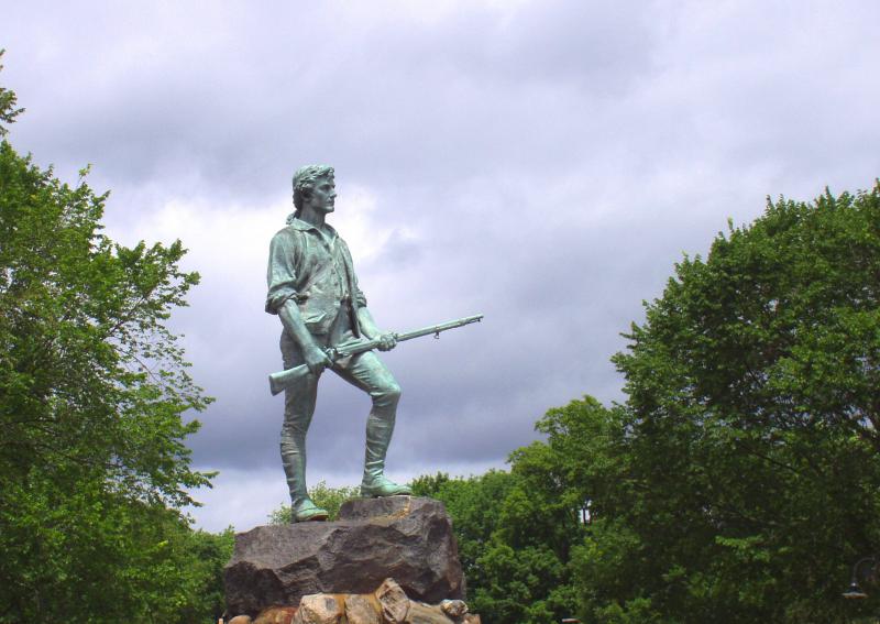  Minute Man Statue Lexington Massachusetts