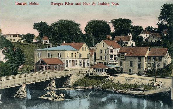  St. George River and Main Street, Warren, Maine