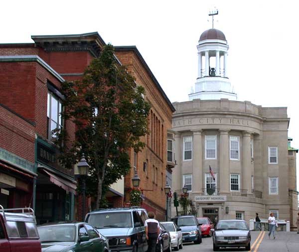  Bath city hall Maine U S A