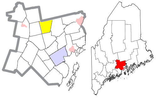  Waldo County Maine Incorporated Areas Jackson Highlighted