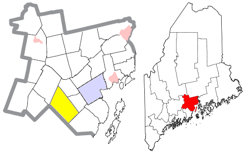  Waldo County Maine Incorporated Areas Searsmont Highlighted