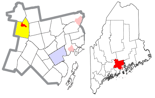  Waldo County Maine Incorporated Areas Unity C D P Highlighted