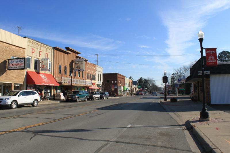  Downtown Pinckney Michigan Main Street