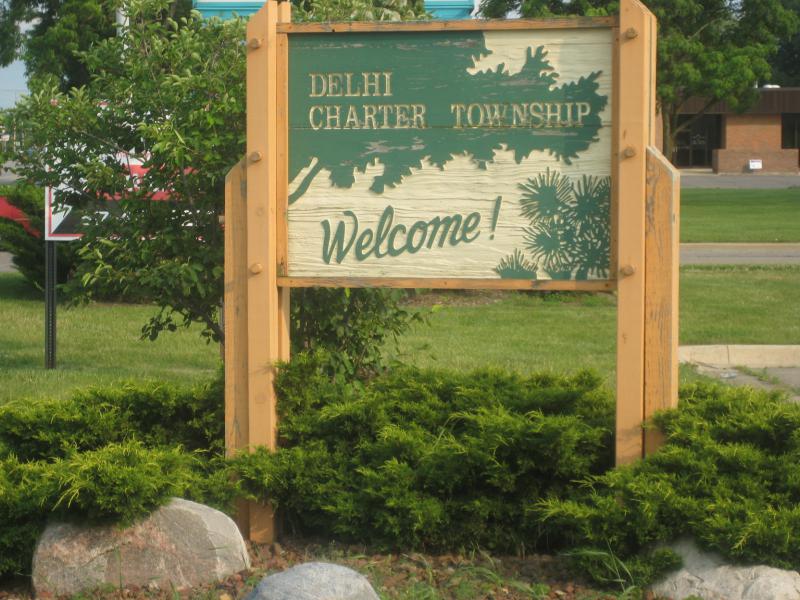  Delhi Charter Township, Michigan Entrance Sign