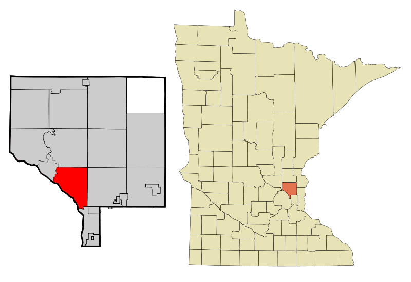  Anoka Cnty Minnesota Incorporated and Unincorporated areas Coon Rapids Highlighted copy