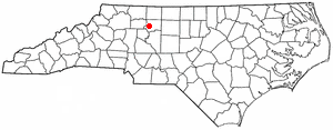  N C Map-doton- Lewisville