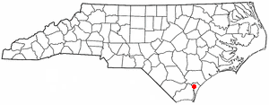 N C Map-doton- Wrightsboro