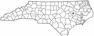  N C Map-doton- Greenville