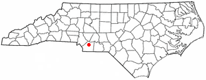  N C Map-doton- Unionville
