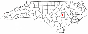  N C Map-doton- Goldsboro