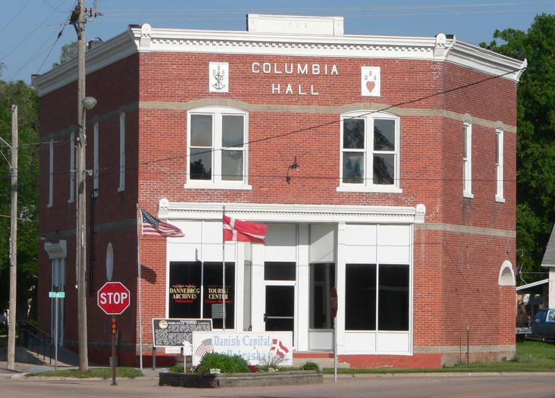  Columbia Hall ( Dannebrog, Nebraska) from S E 1
