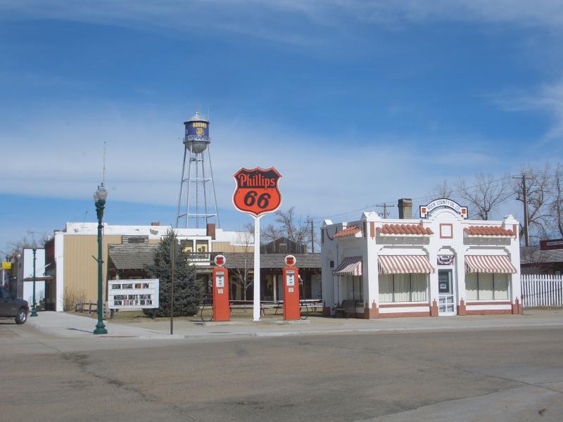  Phillips 66 station, Bassett, Nebraska, U S A