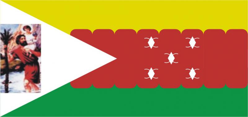  Bandera de San Cristóbal