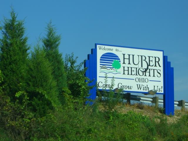  Huber Heights welcome sign