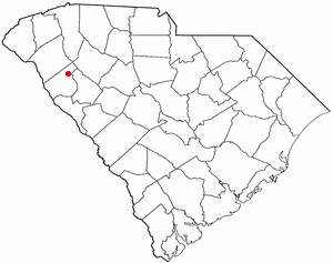  S C Map-doton- Due West