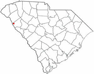  S C Map-doton- Lowndesville