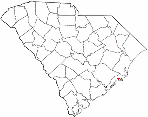  S C Map-doton- Mc Clellanville
