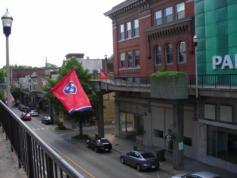  Main Street in Morristown, Tennessee, From the Skywalk