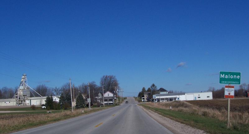  Malone Wisconsin Looking North