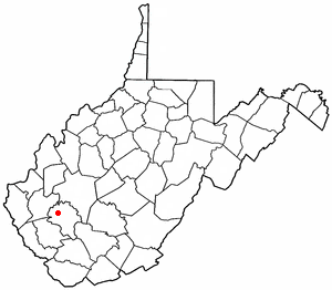  W V Map-doton- Danville