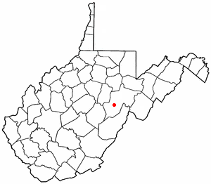  W V Map-doton- Huttonsville