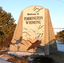  Torrington, Wyoming - Welcome sign